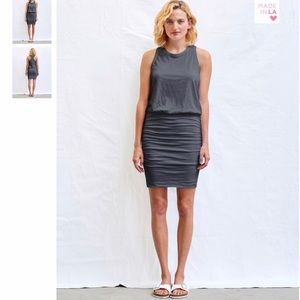 NWT Anthropologie Sundry Dress size L/XL Grey